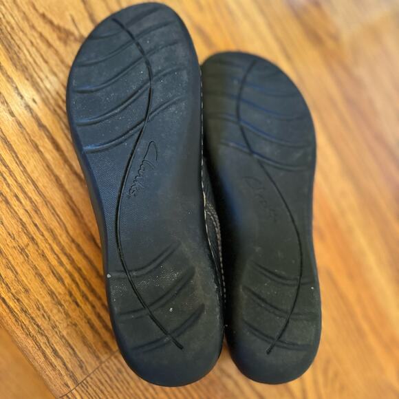 Clarks Women's 11M Black Ashland Scurry Clogs Slip On Leather Comfort Round Toe - Picture 12 of 15